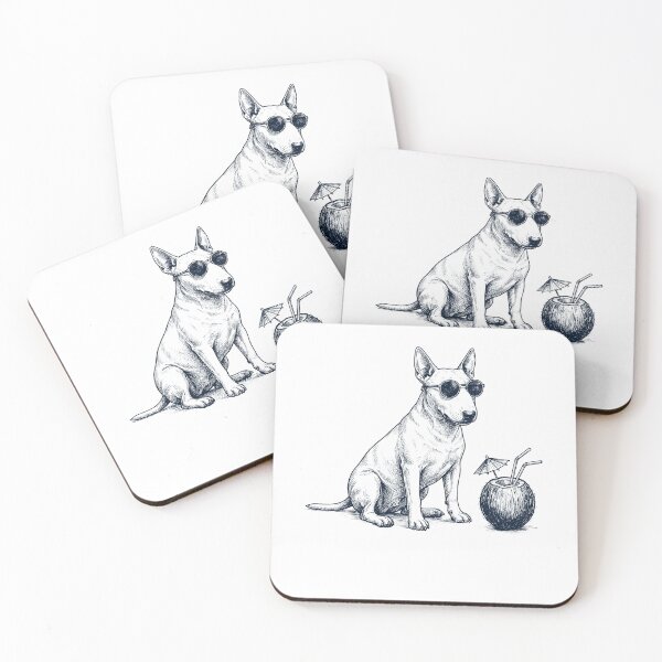 Item preview, Bull Terrier Vacation Dog Lover Gift designed and sold by DoodleTortle.