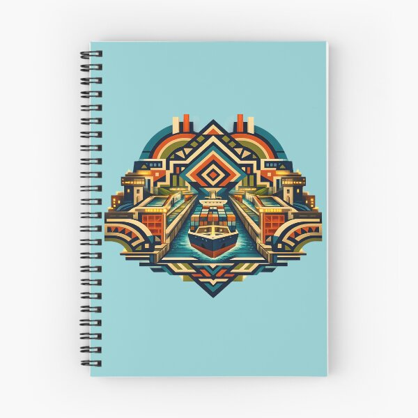 Item preview, Geometric Canal Ship designed and sold by GrafikLabPTY.