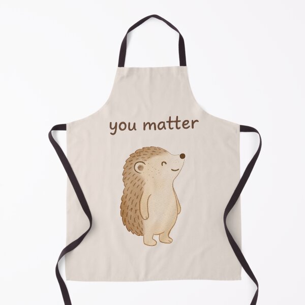 Item preview, You Matter Cute Watercolor Hedgehog designed and sold by Lacritsa .
