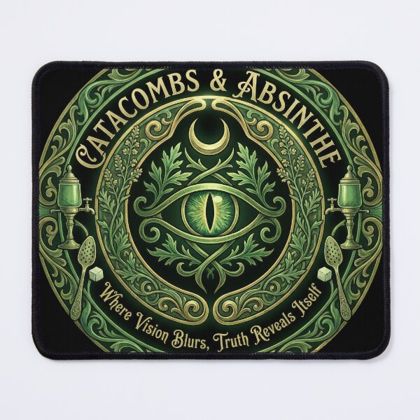 Item preview, CataCombs & Absinthe – Vamp Romantic Mystic Gothic Crest designed and sold by rguinee.