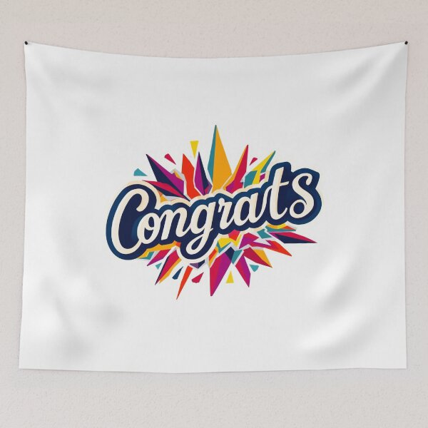 Item preview, Congrats Typography 3 designed and sold by Tom-Johnson.