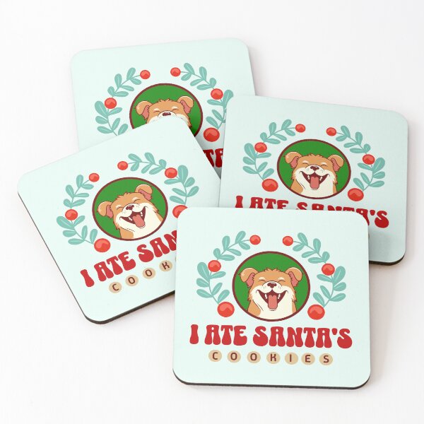 Item preview, I Ate Santa's Cookies Funny Christmas Dog designed and sold by Sachie's Studio.