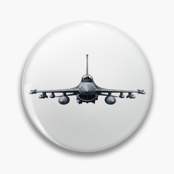 Item preview, F-16 Falcon Front View Fighter Jet Illustration designed and sold by Combat Skies.