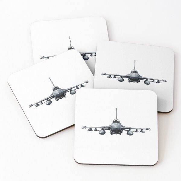 Item preview, F-16 Falcon Front View Fighter Jet Illustration designed and sold by Combat Skies.