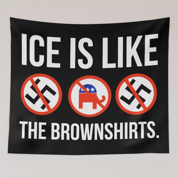 Item preview, ICE is like the Brownshirts.  designed and sold by Rachel the Artist .