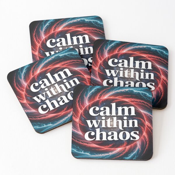 Item preview, Calm Within Chaos Abstract Art designed and sold by Bensoncreatives.
