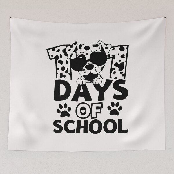 Item preview, 101 Days Smarter Dog 100th Day of School Girl Teacher Kid designed and sold by ArleneRowe.