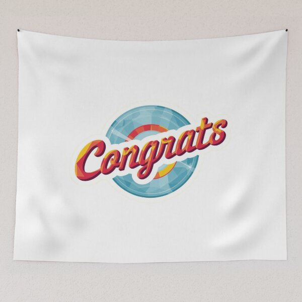 Item preview, Congrats Typography 6 designed and sold by Tom-Johnson.