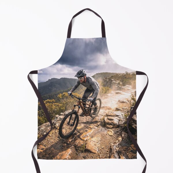 Item preview, Ridgeline Storm Run – Exposed Mountain Bike Descent in Wild Weather. designed and sold by Hinson MTB Visuals.