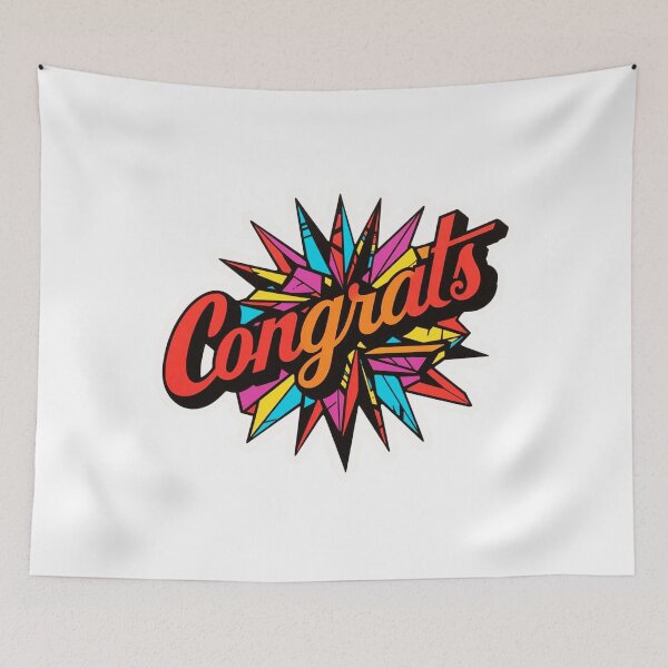 Item preview, Congrats Typography 8 designed and sold by Tom-Johnson.