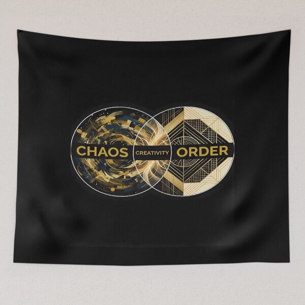 Item preview, Chaos, Creativity, and Order Illustration designed and sold by Bensoncreatives.