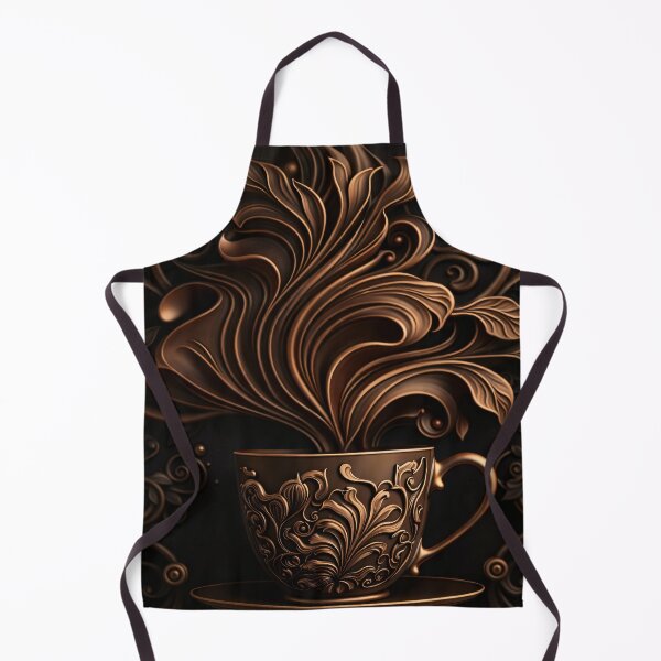 Item preview, Baroque Coffee Steam designed and sold by Kaleidoscope Print.