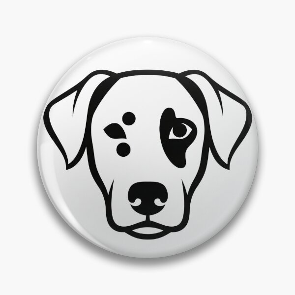 Item preview, Minimal Dog Face Line Art Illustration designed and sold by i1ovedogs.