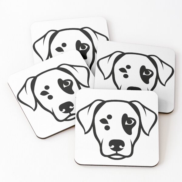 Item preview, Minimal Dog Face Line Art Illustration designed and sold by i1ovedogs.