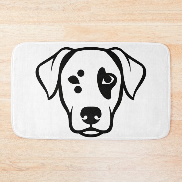 Item preview, Minimal Dog Face Line Art Illustration designed and sold by i1ovedogs.