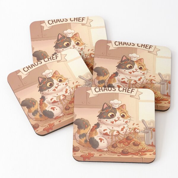 Item preview, Chaos Chef: Cat with Spaghetti designed and sold by Bappy888.
