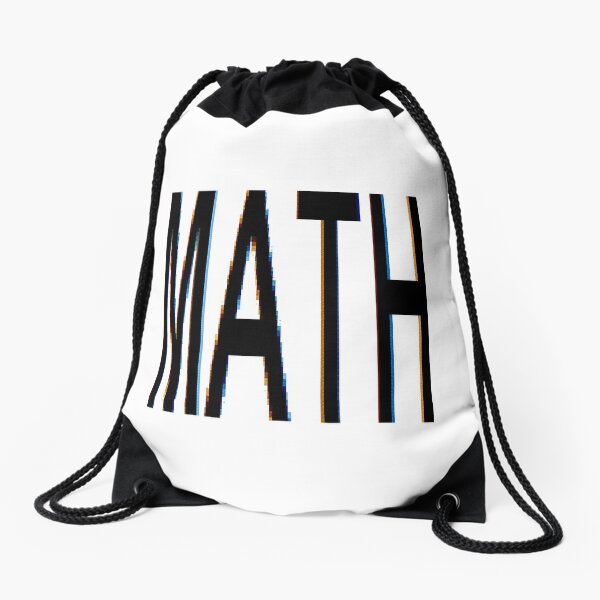 Math, Mathematics, Science, #Math, #Mathematics, #Science Drawstring Bag