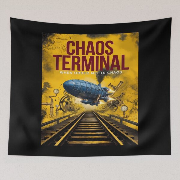 Item preview, Chaos Terminal Steampunk Airship Art designed and sold by Bappy888.