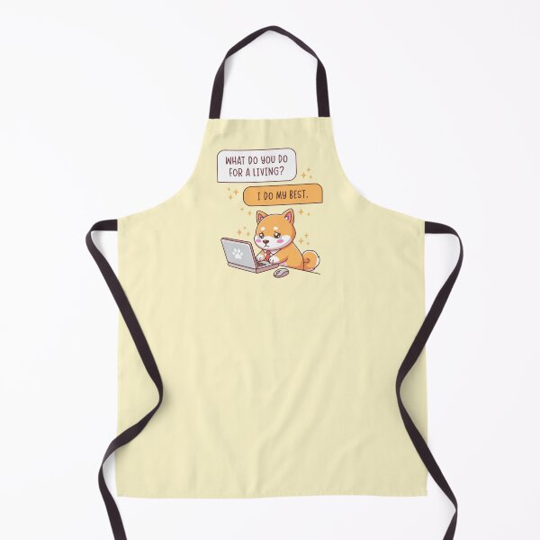 Item preview, What Do You Do For A Living I Do My Best - Funny Shiba Inu Dog Office Humor designed and sold by Brogress Project.