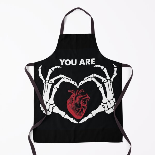 Item preview, You Are Loved (skull hands, black background) designed and sold by hazelbasil.