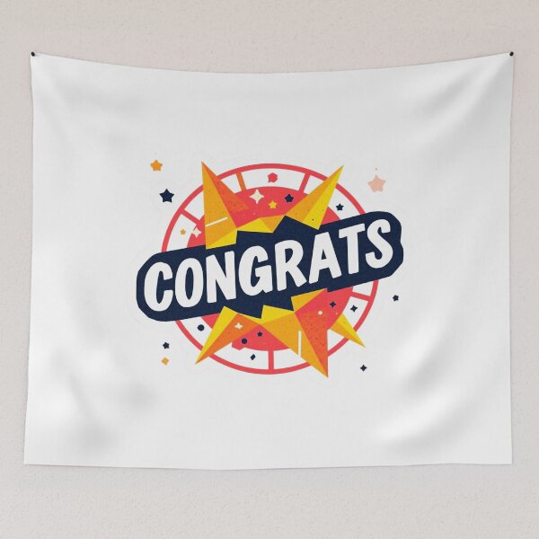 Item preview, Congrats Typography 9 designed and sold by Tom-Johnson.