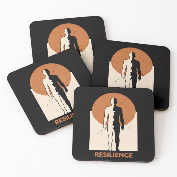 Item preview, Resilience Human Silhouette Minimalist Mental Health Art designed and sold by IvoryArtDesign.