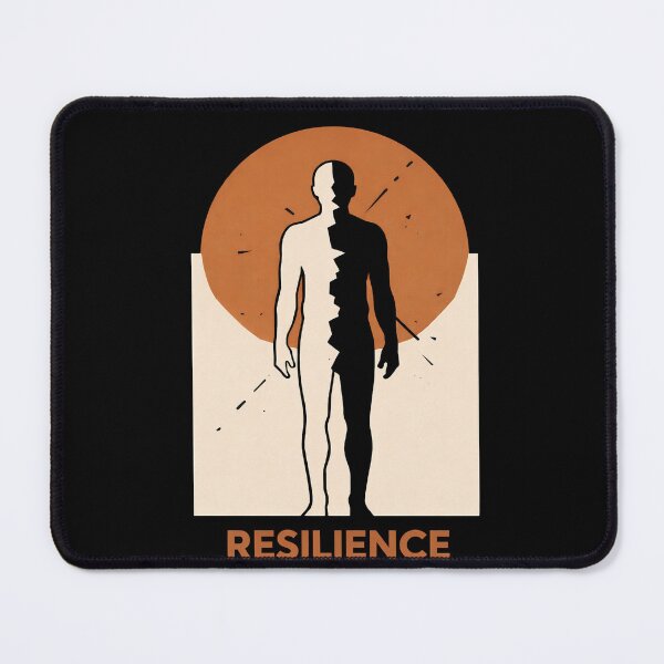 Item preview, Resilience Human Silhouette Minimalist Mental Health Art designed and sold by IvoryArtDesign.