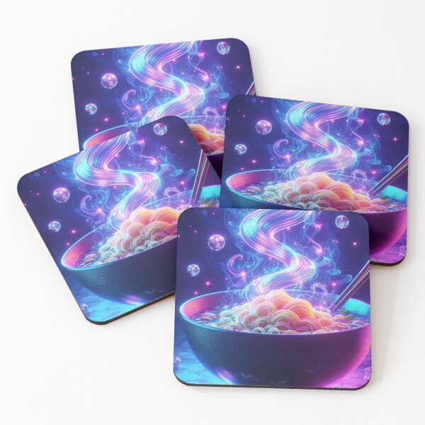 Item preview, Luminous Radiant Ramen: Glowing Ethereal Noodle Bowl Art designed and sold by HopeAndHustle.