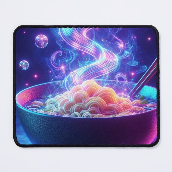 Item preview, Luminous Radiant Ramen: Glowing Ethereal Noodle Bowl Art designed and sold by HopeAndHustle.