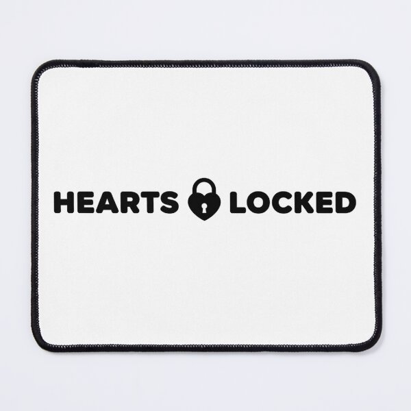 Item preview, Hearts Locked Valentine Bold Typography designed and sold by MofazStyle.