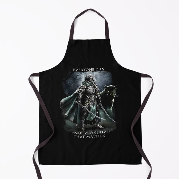 Item preview, Dungeons And Dragons Drizzt Dourden Everyone Dies It Is How One Lives That Matters designed and sold by KyoStickers.