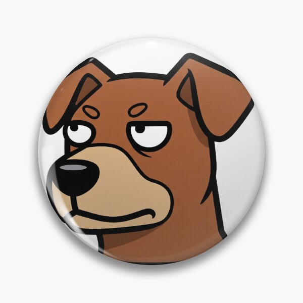Item preview, Serious Dog Face Cartoon Illustration designed and sold by i1ovedogs.
