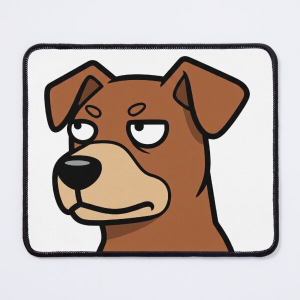 Item preview, Serious Dog Face Cartoon Illustration designed and sold by i1ovedogs.
