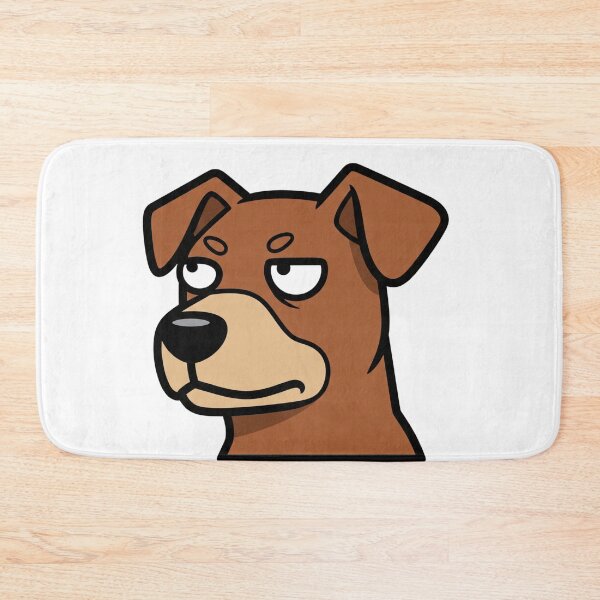 Item preview, Serious Dog Face Cartoon Illustration designed and sold by i1ovedogs.