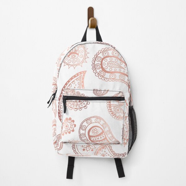 Item preview, Rose gold paisley pattern designed and sold by Home Cyn Home.