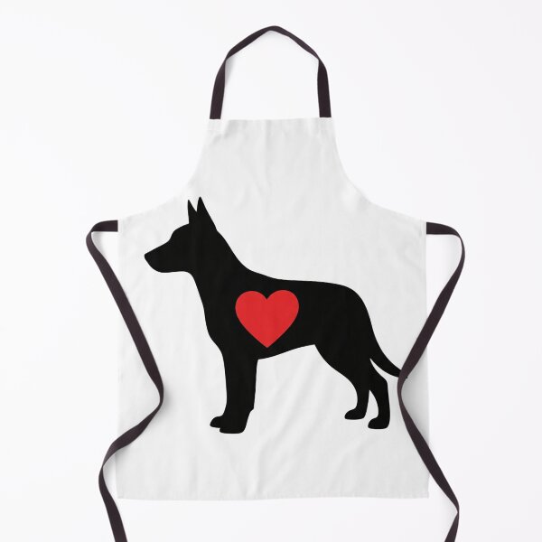 Item preview, Dog Silhouette with Heart Illustration designed and sold by i1ovedogs.