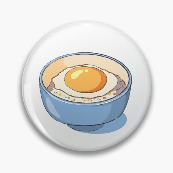 Item preview, Aesthetic Fried Egg and Rice Bowl - Minimalist Comfort Food Art designed and sold by morimist.