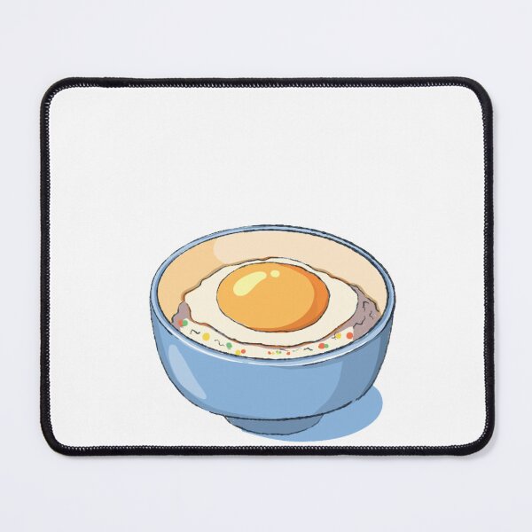 Item preview, Aesthetic Fried Egg and Rice Bowl - Minimalist Comfort Food Art designed and sold by morimist.