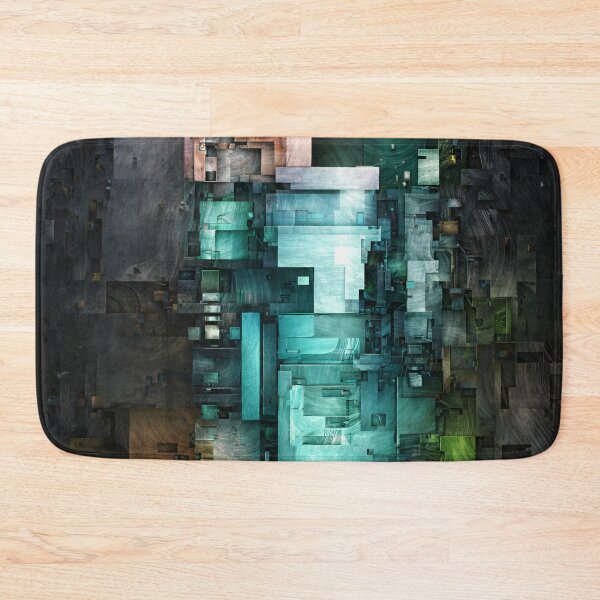 Item preview, Teal Urban Mosaic designed and sold by Kaleidoscope Print.