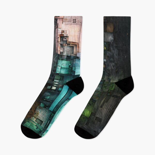 Item preview, Teal Urban Mosaic designed and sold by Kaleidoscope Print.