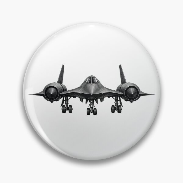 Item preview, SR-71 Blackbird Front View Aircraft Illustration designed and sold by Combat Skies.