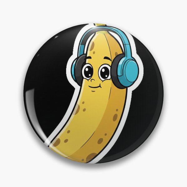 Item preview, Banana + Head phone designed and sold by BananaDrops.
