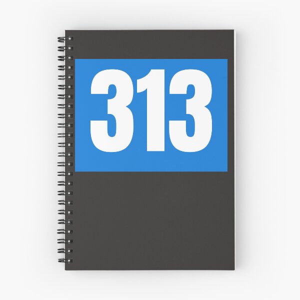 Artikelvorschau, Detroit 313 T-Shirt entworfen und verkauft von Shirtmart1.