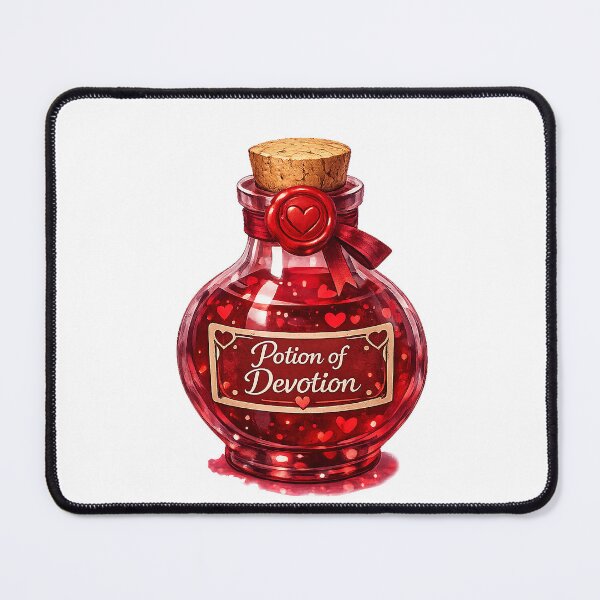 Item preview, Potion of Devotion – Valentine Fantasy Potion Sticker | Alche-Arts designed and sold by AlcheArtsStudio.