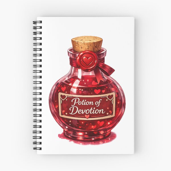 Item preview, Potion of Devotion – Valentine Fantasy Potion Sticker | Alche-Arts designed and sold by AlcheArtsStudio.