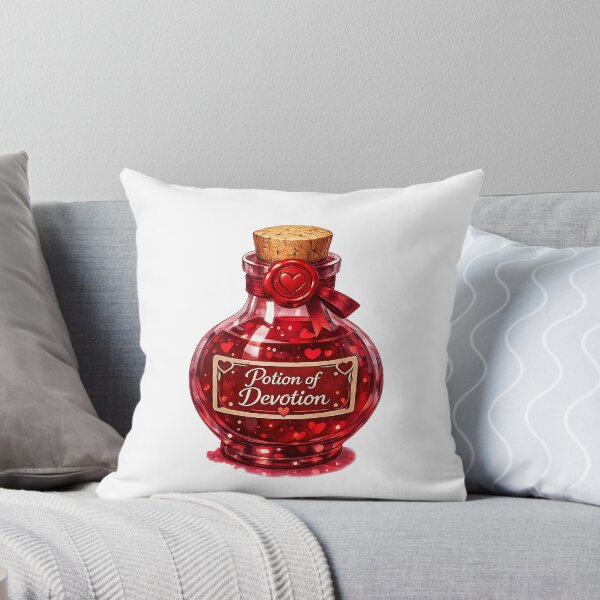 Item preview, Potion of Devotion – Valentine Fantasy Potion Sticker | Alche-Arts designed and sold by AlcheArtsStudio.