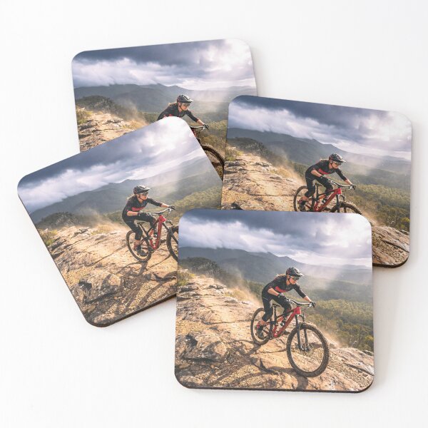 Item preview, Epic Mountain Bike Ride vs Stormy Ridge - Female MTB Adventure. designed and sold by Hinson MTB Visuals.