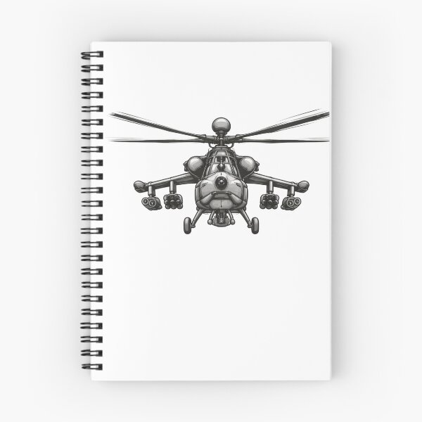 Item preview, Mil Mi-28 Havoc Attack Helicopter Illustration designed and sold by Combat Skies.