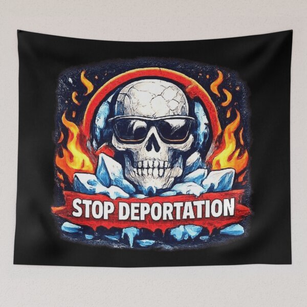 Item preview, Stop Deportation - Abolish Ice designed and sold by Burnout (⌣_⌣).