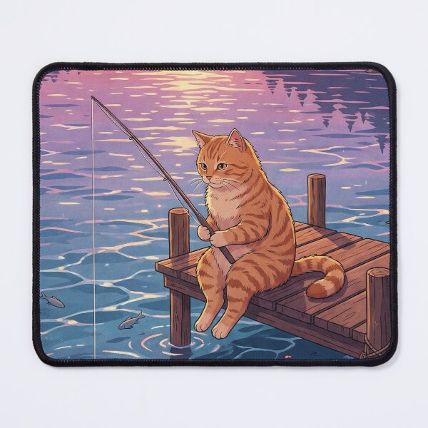 Item preview, Introvert Cat Fishing Life designed and sold by Midnight Replay.